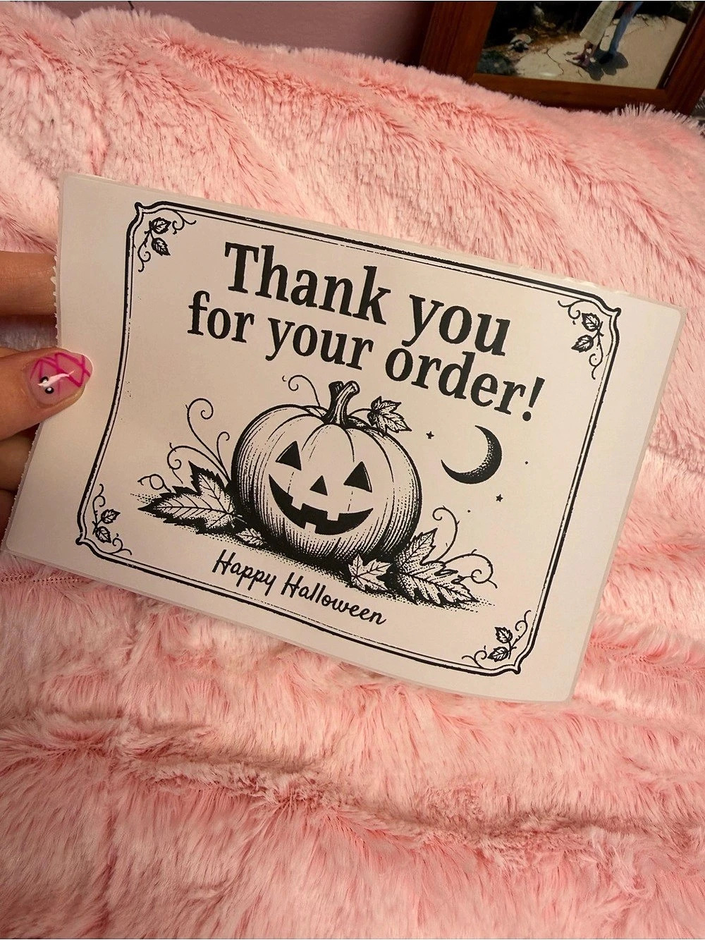 Halloween Thank You for your Order Stickers- 25 Pack